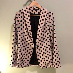 Polka dot blazer